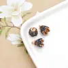 Estilo Antiguo Hanfu Goteo de Aceite Cabeza Plana Patrón de Nube Flor Hueca Accesorios para Sombrero Conexión de Borla Materiales Colgantes para Joyería DIY