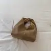Bolsa de mão feminina estilosa e minimalista, nova coleção 2026, perfeita para o trajeto e o uso diário, bolsa saco de camurça retrô