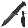 Cuchillo Nuevo para Exteriores Transfronterizo, Cuchillo Táctico Afilado de Supervivencia, Cuchillo Recto para Exteriores Amazon con Funda, Cuchillo de Supervivencia en la Naturaleza