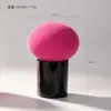 Esponja de belleza con cabeza redonda o de hongo, adecuada para uso tanto en seco como en húmedo, se expande al mojarse, borla de poliuretano hidrófila en una caja