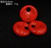 Accesorios de Arena Roja, Cuentas Hechas a Mano de Alta Calidad para DIY, Cuentas para Pulsera de Cinabrio Genuino, Accesorios Pequeños, Cuentas Sueltas al por Mayor