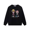 Comercio Exterior Transfronterizo Venta al por Mayor Marca de Moda Pe Tiburón Sudadera de Cuello Redondo Dropshipping Otoño e Invierno Sudadera de Felpa