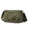 Bolso de Hombro Impermeable de Nailon para Mujer 2026 Nuevo de Moda Gran Capacidad Multibolsillos Bolso Cruzado Casual para Viajes Diarios Color Sólido