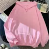 Moletom Branco 2025 para Homens e Mulheres, Pulôver de Manga Longa para Outono, Moletom Casual com Bolso, Unissex, Corte Amplo