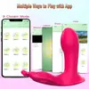 Vibrador vestible para mujeres para usar en el exterior, vibración fuerte, masturbador del punto G, masajeador vestible invisible para la ropa interior de mujer