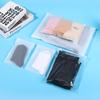 Bolsa transparente esmerilada con cremallera bolsa de embalaje para ropa interior Yiwu bolsa autosellable de plástico pe calcetines bolsa de embalaje para ropa interior