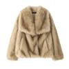 Ropa de mujer transfronteriza de Amazon comercio exterior Invierno estilo socialité elegante de moda europeo y americano abrigo de piel sintética D69352