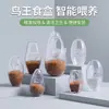 Nuevo comedero anti-derrame para pájaros, tarro para comida de pájaros, cuenco de comida, comedero integrado anti-derrame, tarro de comida para pájaros anti-salpicaduras para loros, mirlos y estorninos