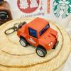 Liga de metal carro de puxar para trás carro brinquedo infantil modelo veículo off-road fosco perolado chaveiro pingente atacado