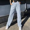 Pantalones Deportivos Transfronterizos Europeos y Americanos de Pana para Mujer Otoño e Invierno Fitness Casual Calle Adelgazantes Rectos Sueltos de Pierna Ancha