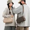 Bolsa transversal estilo Lulu com chifre, grande capacidade, moderna e simples, bolsa de ombro única para mulheres, bolsa de ginástica leve, bolsa de mão