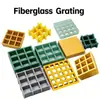 Rejilla de fibra de vidrio, paneles de rejilla para sala de lavado de autos, paneles de rejilla para granjas, rejillas para árboles, cubiertas de canaletas de drenaje, paneles para plataformas químicas, paneles fotovoltaicos