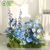 Decoração de Flor de Papel Gigante Feita à Mão Vitrine de Loja Shopping Evento Floral Arranjo Loja de Roupas Decoração de Interiores Adereços de Paisagismo Flores