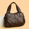 Bolsa Casual 2025 Bolsa Feminina Grande Capacidade Leve Bolsa de Ombro Transversal Feminina Bolsa Grande para o Dia a Dia Retro Europeu e Americano