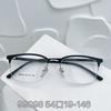 Nueva Moda para Hombre Negocios Montura Cuadrada Ceja Estante Montura de Gafas Tendencia de Moda Mismo Estilo Xiaohongshu Aleación Montura Completa