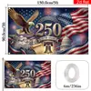 Bandeira Comemorativa Personalizada Transfronteiriça Americana Mais Vendida do 250º Aniversário dos Estados Unidos 1776-2026 Declaração de Independência