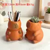 Porta-canetas Capivara Porta-canetas Pneu Arte Corporal Decoração de Mesa de Escritório Recipiente de Armazenamento Beleza de Fada Vaso de Flores