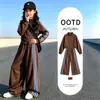 Conjunto de otoño para niñas 2026 nuevo estilo, un conjunto de sudadera de dos piezas moderno y casual para niñas mayores, perfecto para looks deportivos y elegantes