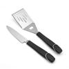 Venta caliente transfronteriza Herramientas para barbacoa Juego de asador de acero inoxidable Mango de plástico Combinación de asador Herramientas