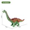 Manqi cross-border hot-selling compatível com partículas do tamanho do rodapé montagem de dinossauros blocos de construção cena suplemento pacote entrega de peça única