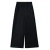 2026 Pantalones Jacquard de Moda para Mujer de Mediana Edad y Mayores, Pantalones Largos con Cintura Elástica, Pantalones de Pierna Ancha de Verano