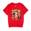 One Piece Luffy camiseta delgada de primavera/verano transfronteriza manga corta sudadera con capucha anime
