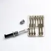Jeringa de Vidrio con Cierre Luer de 1 ml en Stock, Jeringa Prellenada con Aguja de Metal para Aceite de CBD y Cáñamo
