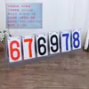 Marcador juego de baloncesto placa de matrícula placa de matrícula personalizada fabricante venta directa billar plástico ecológico PVC
