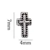 Corazón de Cuervo Retro Aleación Diamante Accesorios para Uñas Punk Estilo Oscuro Cruz Metal Accesorios Diamantes para Uñas Venta al por Mayor