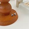 Sueheng S925 Plata Esterlina Letra H Aretes para Mujer Coreanos Dongdaemun Verano Nuevo Sentido de Alta Gama Nicho Aretes Aretes