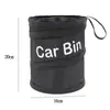 Cubo de Basura Plegable Mini para Coche, Superventas Transfronterizo, para Asiento del Copiloto, Hecho de Tela Oxford, Cubo de Basura para Coche para Uso Interior