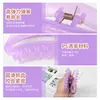 Pinza para Cabello de Labios Medianos Estilo Europeo Americano Coreano Pinza de Plástico para el Cabello Pinza para Champú Pinza de Manos Extrañas para Labios Medianos Pinza de Garra de Luna Mediana