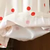 Conjunto de Camisa Babydoll Sem Manga de Bolinhas para Meninas, Conjunto Casual de Colete e Shorts Estilo Coreano, Frete Internacional Disponível