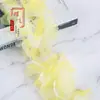 Cerca de 14cm Flores Estereoscópicas em Relevo Gradiente Têxteis para Casa Decoração de Janela Decoração de Roupas Acessórios de Renda Artesanais DIY