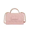 2026 Novo Estilo Bolsa Quadrada Pequena com Corrente Losangular Bolsa Transversal para Mulheres Moda Coreana Versátil Bolsa para o Dia a Dia Bolsa de Ombro Feminina