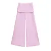 Pantalones de Chándal "Canguro" con Puños Ajustables, Pierna Ancha, Dobladillo Amplio, Estilo Americano, Cintura Alta, Holgados, Color Sólido, Pantalones Largos Casuales para Mujer