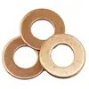 Arruelas planas de cobre, anéis de retenção de metal, anéis de vedação, arruelas planas redondas de cobre, M5, M6, M8, M10, M12, M14, M16 - M48