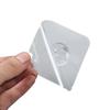 Gancho Transparente de Cuerno Gancho Adhesivo Fuerte Sin Costuras Gancho Sin Clavos Perforación Libre para Baño y Cocina Colgar Ropa Gancho Adhesivo