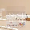 Vela Laço Deusa Fada Estética Decoração de Bolo Inserção Laço Rosa e Branco Vela Estilo Ins