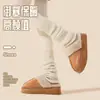 Zapatillas de algodón para exterior para mujer, otoño e invierno, para el hogar, para parejas, zapatos cálidos con puntera cubierta, zapatillas de suela gruesa para exterior de otoño e invierno para hombres, venta al por mayor
