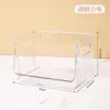 Caixa Organizadora de Cosméticos Doméstica Estilo Japonês Cesto Organizador de Acrílico para Mesa de Dormitório para Máscaras, Produtos de Skincare e Joias