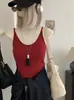 KEKEZOON Camisola Sexy Puro Costas Abertas Renda Patchwork Alça Torcida com Bojos para Mulheres Foto Real 8645