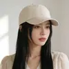 Chapéu com Bordado de Letras para Mulheres 2026 Primavera e Verão Novo Estilo Boné de Baseball Fashionável Versátil Chapéu de Sol Emagrecedor