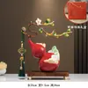 Adornos de Calabaza Doble Fulu Estilo Chino Nuevo Decoración de Pantalla de Entrada de Sala de Estar de Gama Alta Regalo de Mudanza de Oficina Casa Nueva