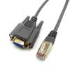 Cabo de porta serial DB9 para RJ45 Cabo adaptador RJ45 para RS232 Cabo 8P8C para DB9 Cabo de roteador indústria