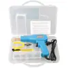 Herramienta de plástico para reparación de parachoques y grietas, pistola de clavos de soldadura de fusión en caliente para coche, red de reparación de clavos de soldadura