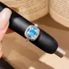 Pendientes de Cubos de Azúcar Paraíba Estilo Francés, Modernos y Versátiles, Lujo Ligero con un Toque de Alta Gama, Diseño Único
