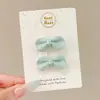 Pinzas para el pelo elegantes y exquisitas, nuevo modelo 2026, lindas pinzas BB coreanas, pinzas para flequillo, pasadores laterales de dopamina para mujer