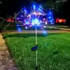 Luzes de fogos de artifício LED movidas a energia solar para jardins externos, pátios e gramados, fogos de artifício eletrônicos decorativos disponíveis para atacado