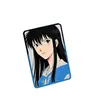 Exportado a Japón Superficie de Espejo Metálico Rectangular Insignias Personalizadas de Acero Inoxidable Mercancía Hecha por Fans Insignias de Anime